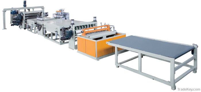 PC Corrugated Sheet Extrusion Line