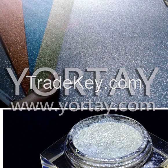 Silver white pearl pigment for pearl paint