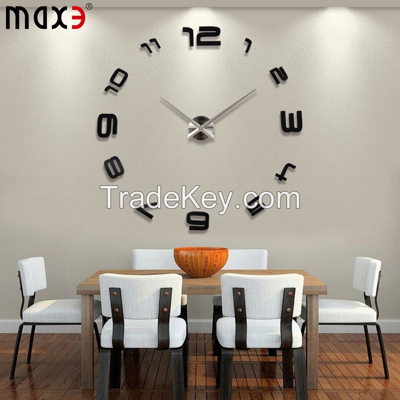 Wall Clock Hour Interesting Wall Clock DIY Wall Mounted Clock Home Creative Dcoration