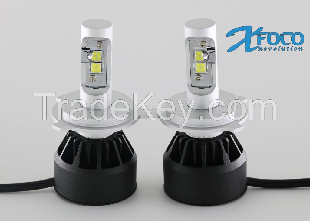 LED Headlights For Cars H4 Bulbs For Replacing Original Lamps