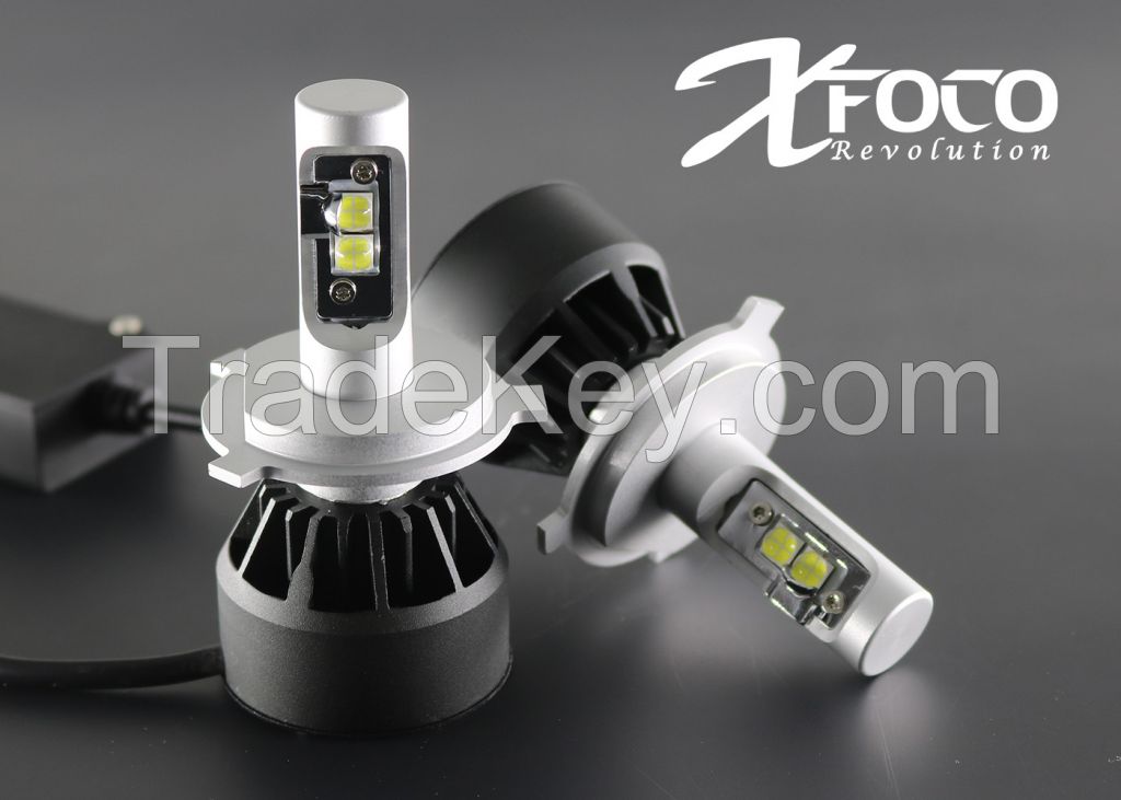 LED Headlights For Cars H4 Bulbs For Replacing Original Lamps