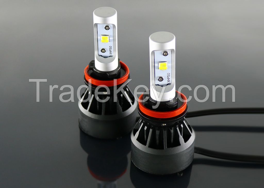 LED Headlight Bulbs For Cars H8 Vehicle Lamps