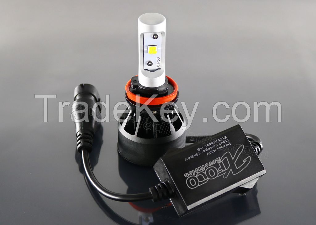 LED Headlight Bulbs For Cars H8 Vehicle Lamps