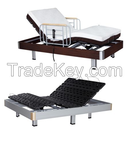 Multi-functional household electric-adjustable bed