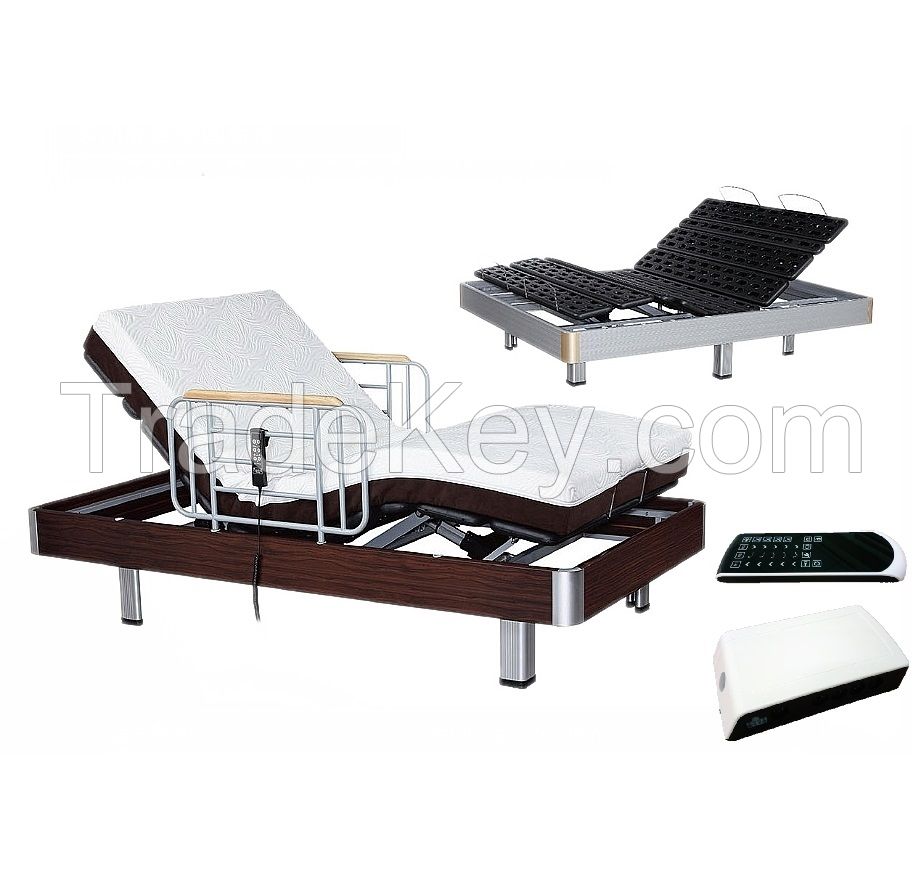Multi-functional household electric-adjustable bed
