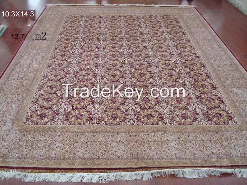 european design handmade silk persian rug