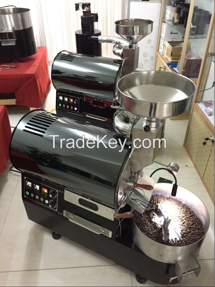wholesale 1kg 2kg coffee cocoa bean roaster roast beking machine