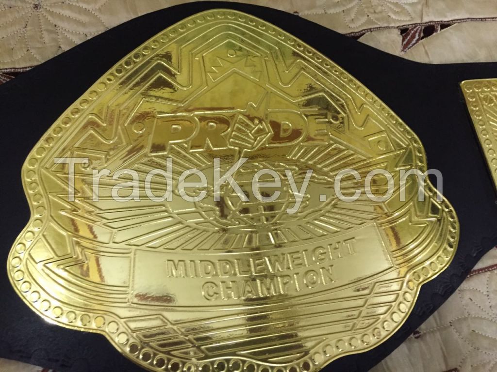 Pride Gold Color Hand Made Championship use Belt Size 51 Inches Length