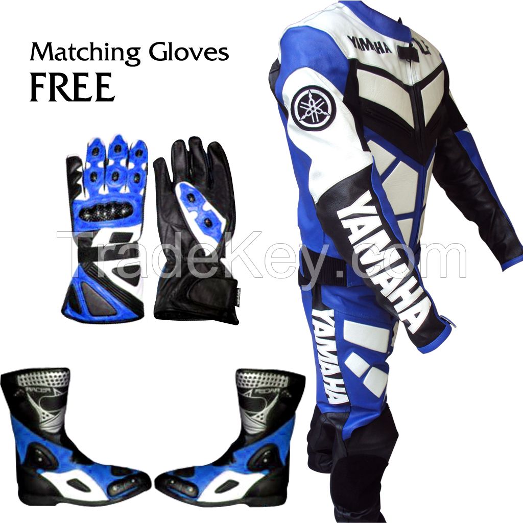 MOTORBIKE LEATHER SUIT ORIGNAL COWHIDE REAL LEATHER WITH FULL PROTECTION FOR BEST RIDE