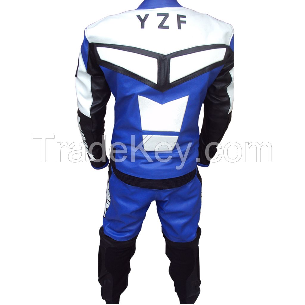 MOTORBIKE LEATHER SUIT ORIGNAL COWHIDE REAL LEATHER WITH FULL PROTECTION FOR BEST RIDE