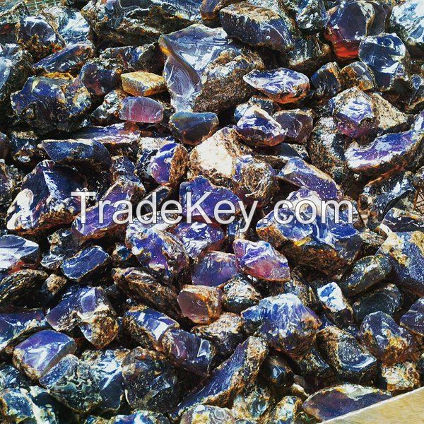 Blue Amber Stone - Rough - From Indonesia