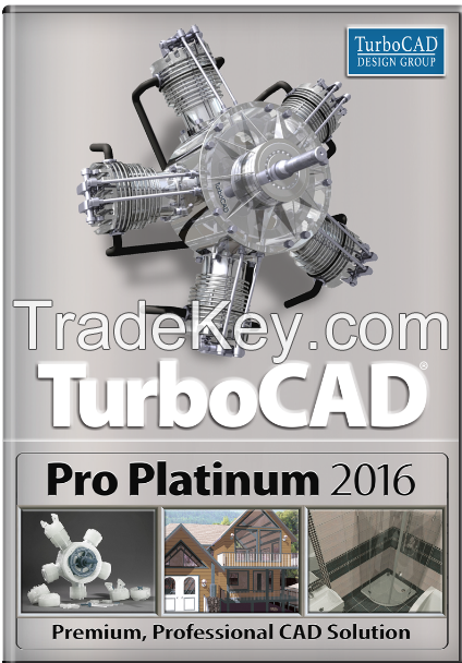 TurboCAD Pro Platinum 2016 - Professional 2D/3D CAD Software