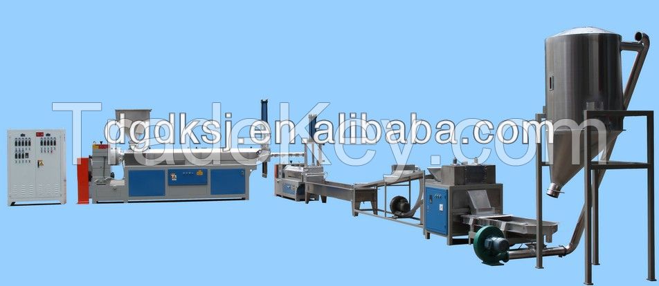 Double shaft plastic film granulating line(water cooling strand)