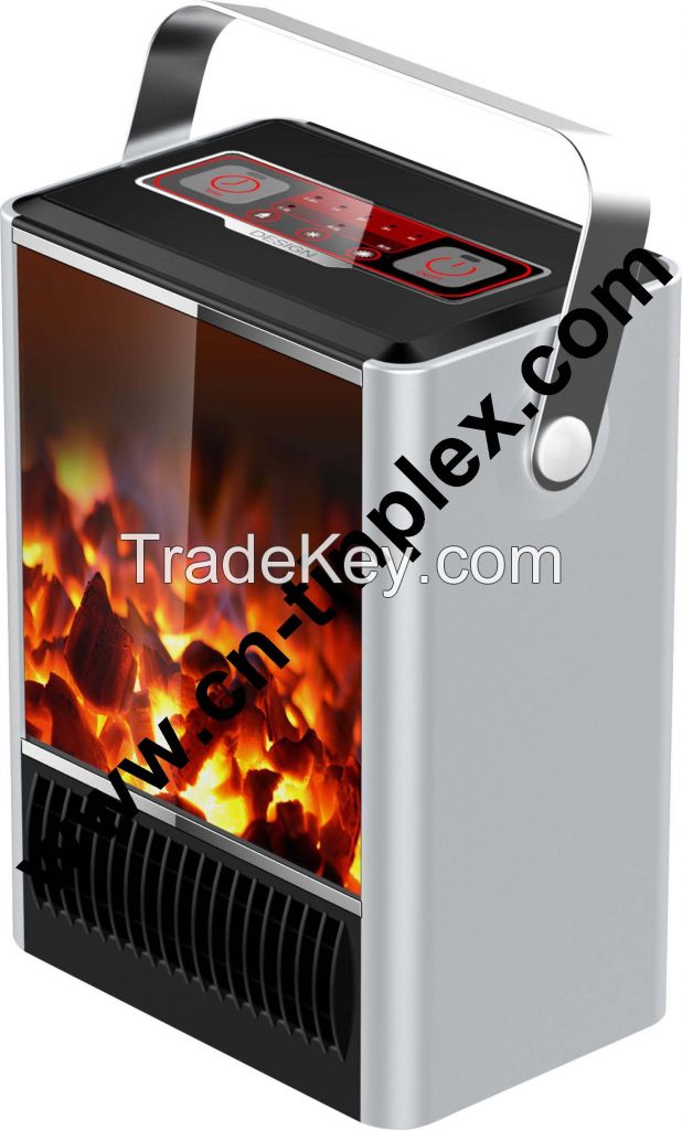 Freestanding Fireplace Modern Design Ptc Heating Element Electric Fireplace