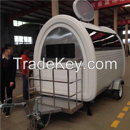 China Mobile Street Food Cart with LED Window
