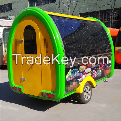 Customized BBQ Street Vending Mobile Food Cart