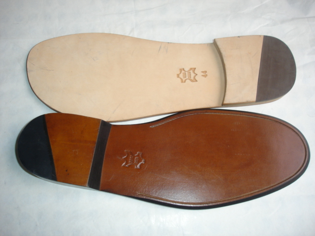 Leather sole for shoes