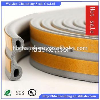 EPDM P type self-adhesive rubber seal strip