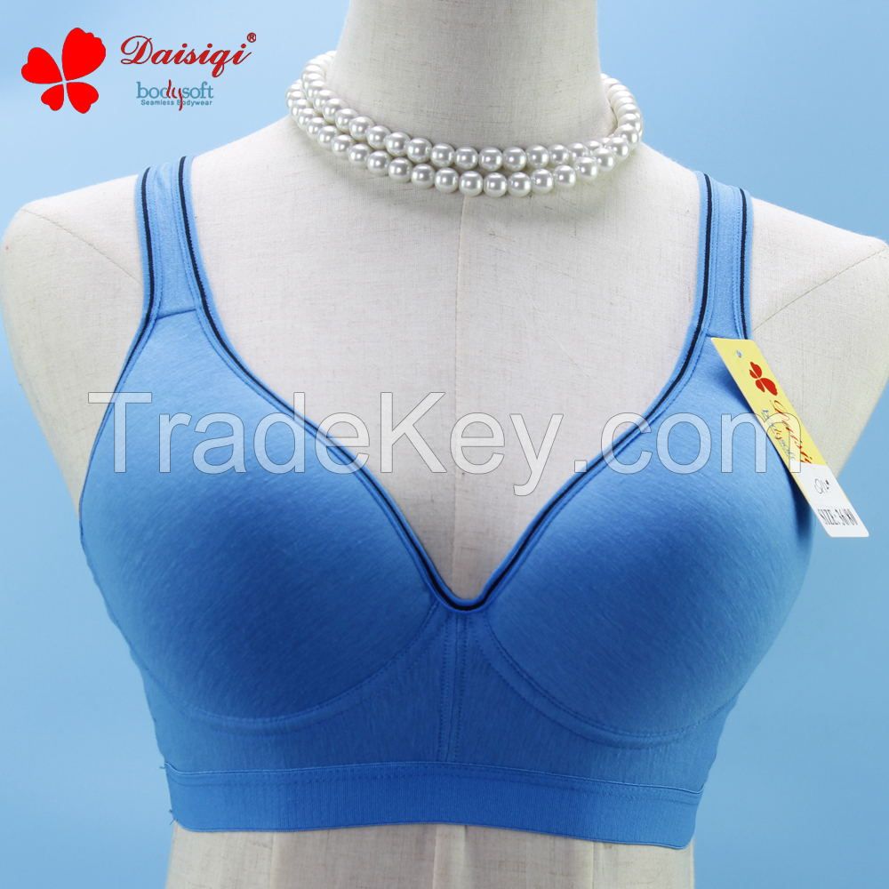 2016 Best selling breathable women sports bra with various sizes and colors