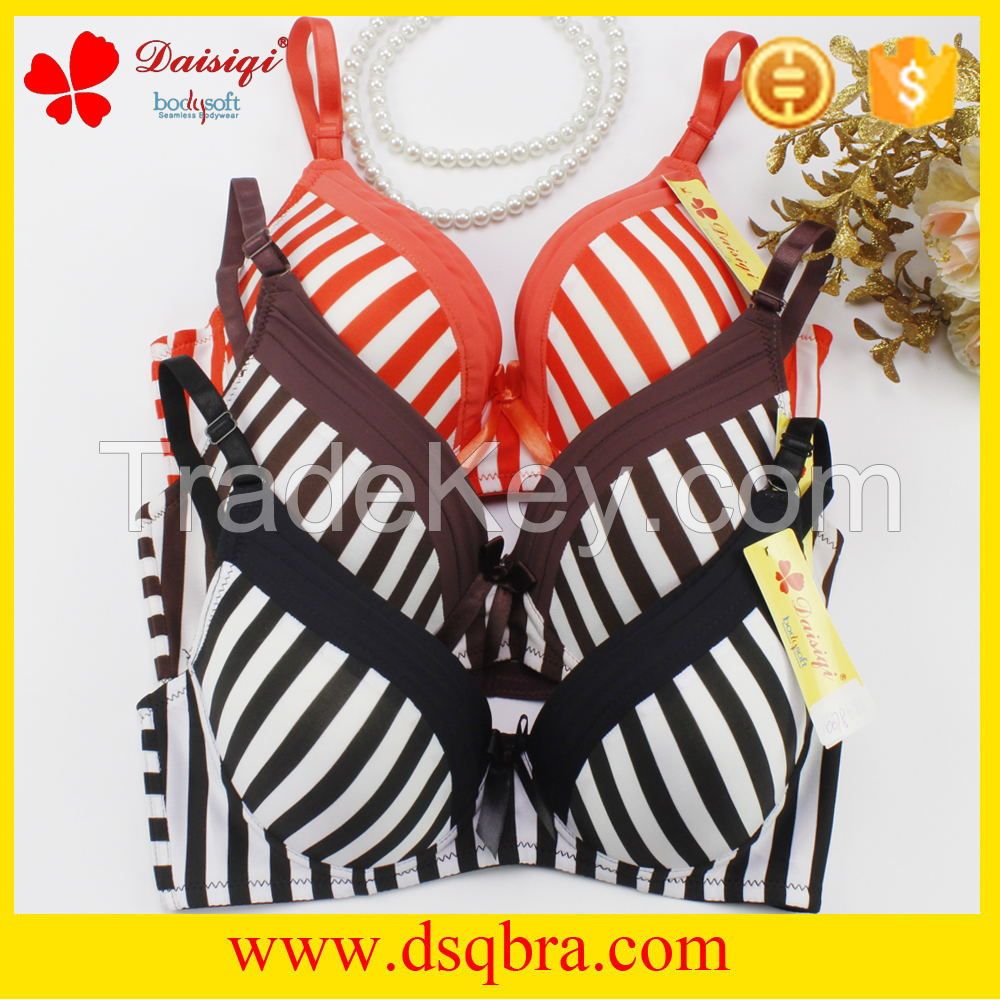 New design sexy mature ladies cotton padded push up underwear women bra By  Daisiqi Underwear Co., Ltd