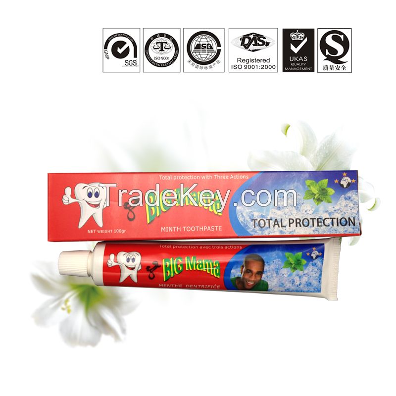 Wholesale in bulk factory price brand names very cheap China teeth whitening herbal non gel  toothpaste 