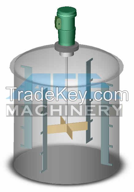 2000L Dome Top Mixing Tank with Manway