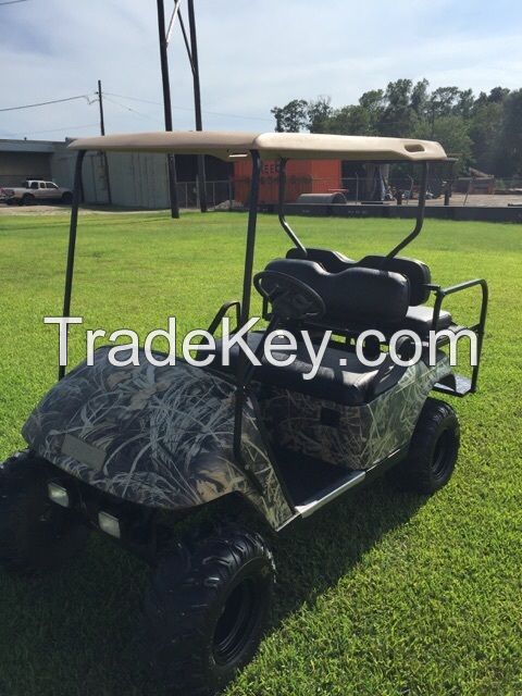 Ez-Go Golf Cart Camo body 4 seater electric 