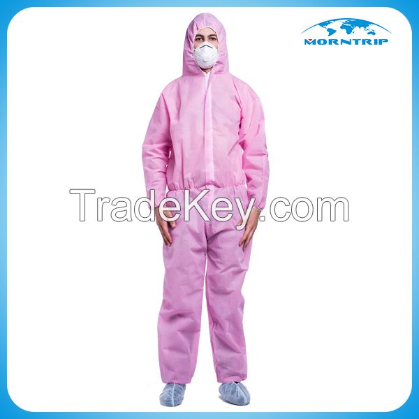 Disposable protective coverall with Reflective Tape