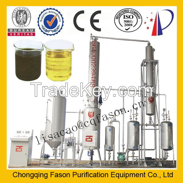 Hot sale and energy saving oil refinery machine
