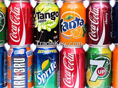 Quality Soft Drinks 330ml in Cans
