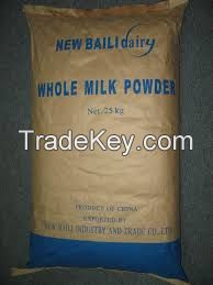 Dried whole milk powder for sale 