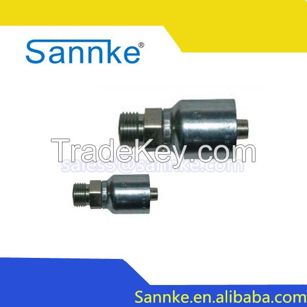 Full stock male one piece hydraulic hose fitting