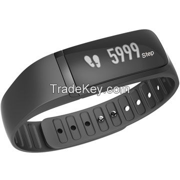 Capacitive touch screen smart wristband with sleep monitor, Bluetooth, IPX7 waterproof