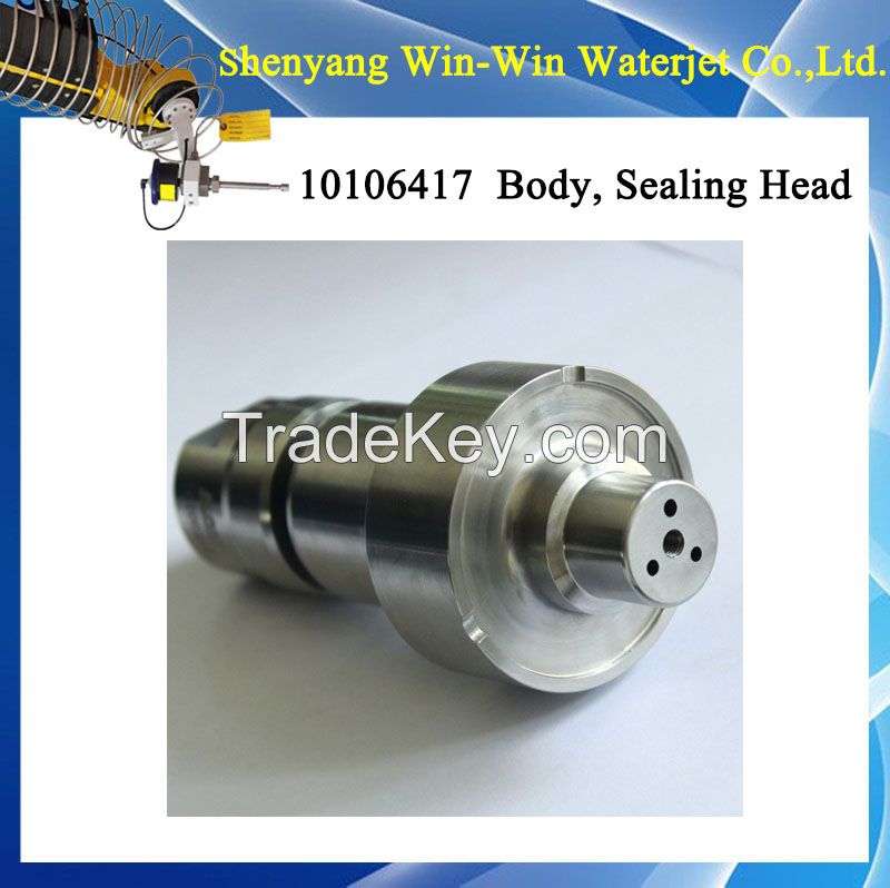waterjet spare parts body sealing head No.10106417 for KMT