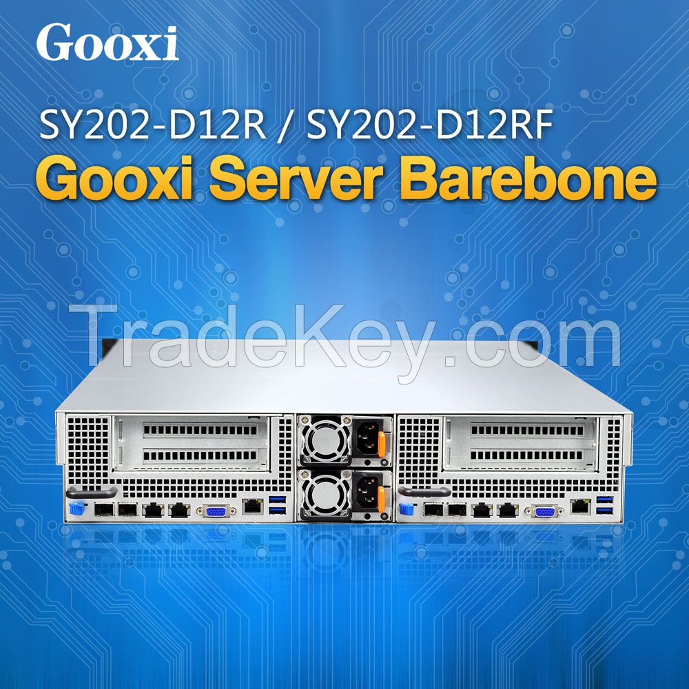 2U server barebone case chassis Controller Storage Server 12 HDDs Gooxi ST201-S12REH single motherboard Xeon E3-1200 V3/V4