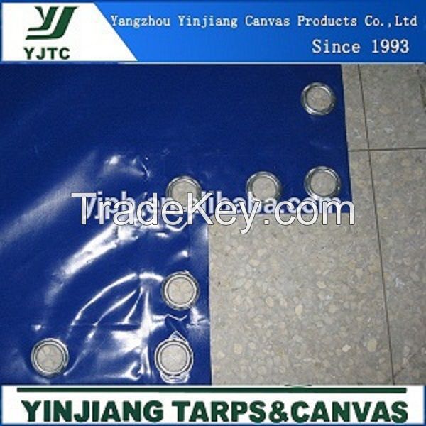 pvc coated tarpaulin open top container cover