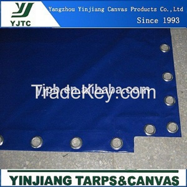 pvc coated tarpaulin open top container cover