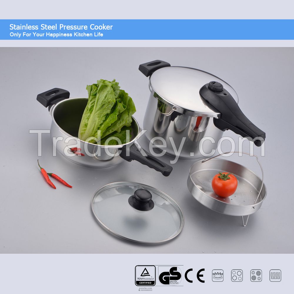 100% safety gurantee stainless steel commercial pressure cooker ASA