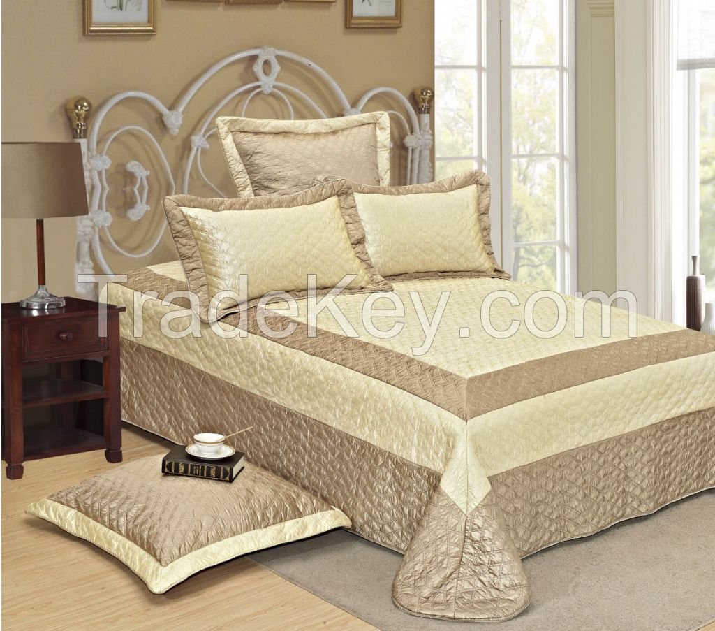 Faux Leather bedspread set 5pcs