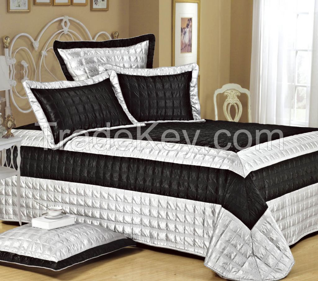 Faux Leather Bedspread Set 5pcs By, Leather Comforter Set