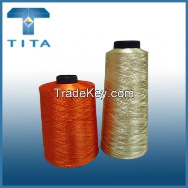 Raw white 100% spun polyester sewing thread 120d 150d