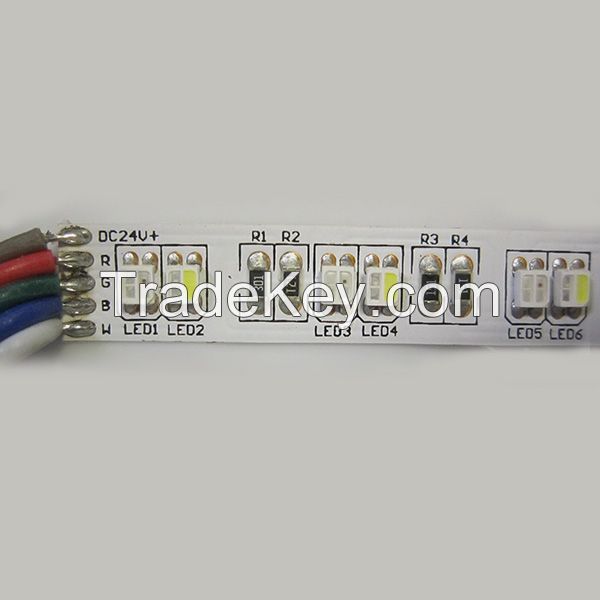 led aluminum linear 3527 double color LED strip for led aluminum extrusion