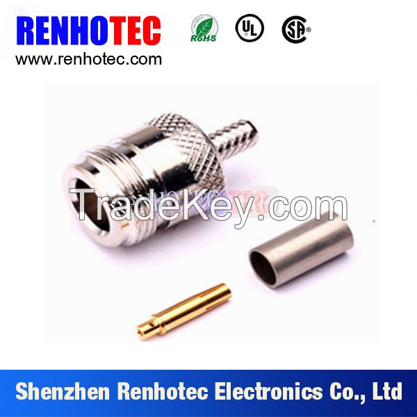 50 ohm microwave female n connector