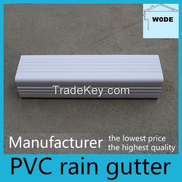 pvc rainwater gutter and pipe