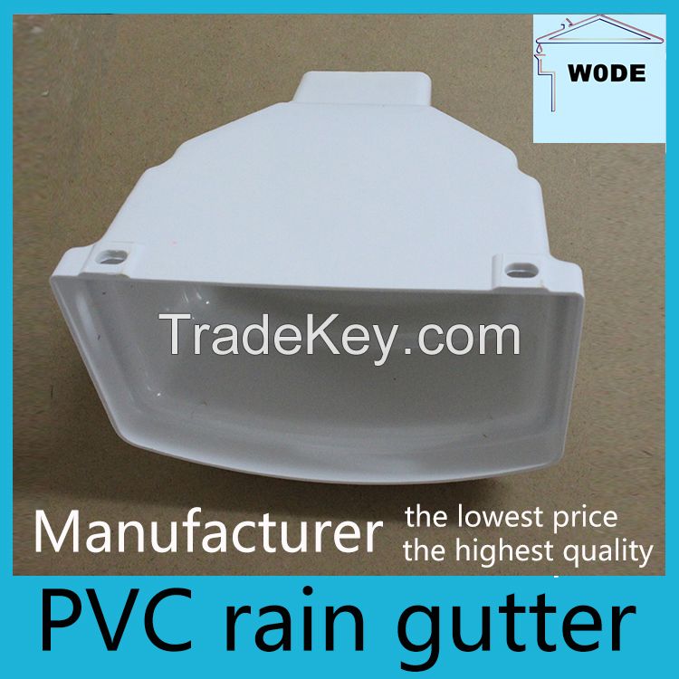 pvc rain water pipe fittings, 90 degree corner, clip, connector