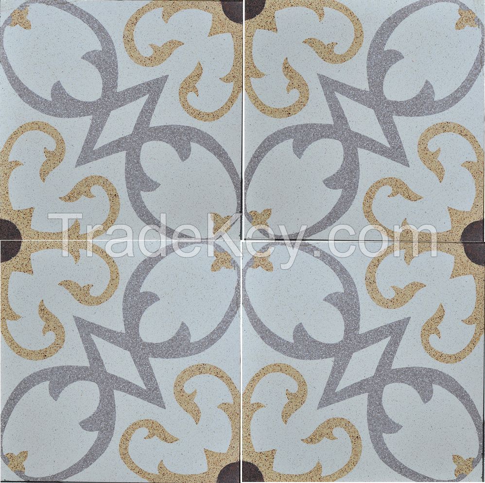 Encaustic Handmade Terrazzo Cement Tiles 