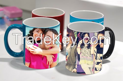 11oz. Ceramic Color Changing Coffee Cup High quality 3d Sublimation Mu