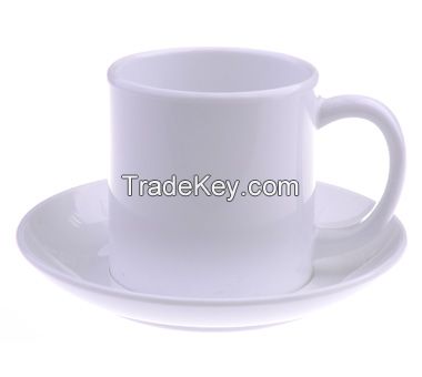 3D Polymer Sublimation 6oz Coffee Set white 3D Polymer Sublimation 6o