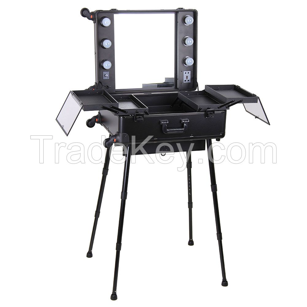 studio beauty case cosmetic case Adjustable LED Bracket