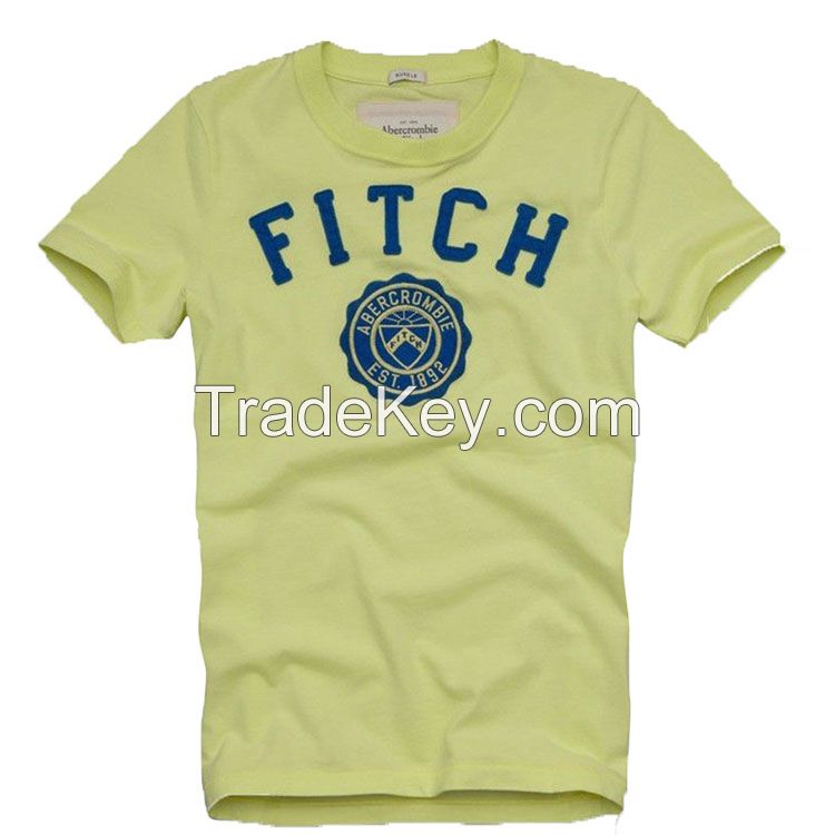 China factory Custom design pure color blank T shirt